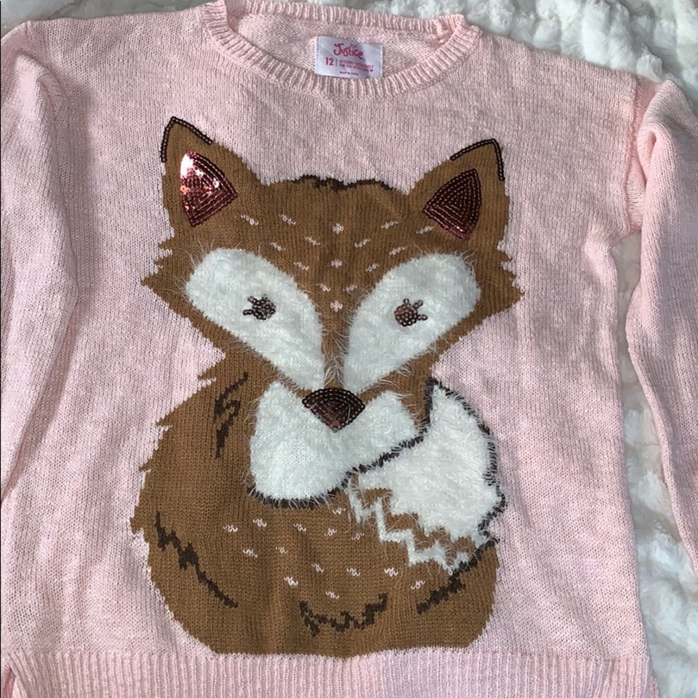 Justice Fox sweater 🛑SOLD 🛑